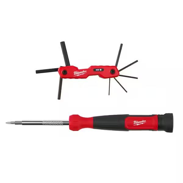 Folding Metric Hex Key Set