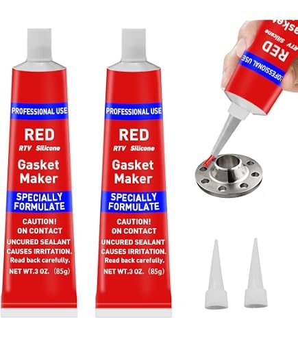 Neutral 596 Red RTV Silicone Flange Sealant 2026