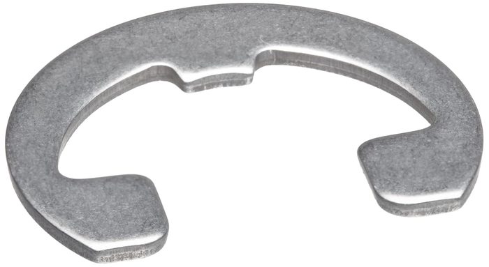 E-Style External Retaining Ring, Tapered Section, Radial Assembly