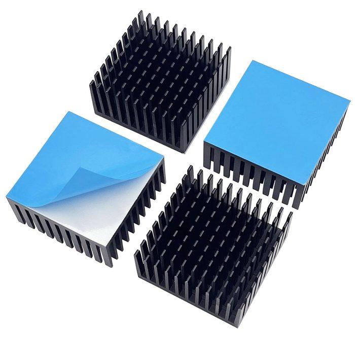 Aluminum Heat Sink Radiator Cooler with Thermal Conductive Adhesive Tape