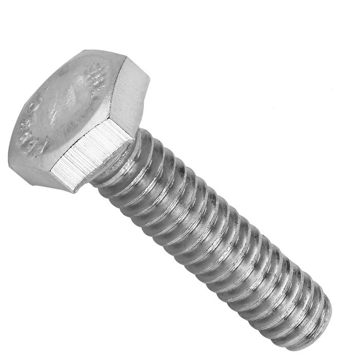 Stainless Steel Hex Bolts, 1/4-20 x 1 inch, Coarse Thread