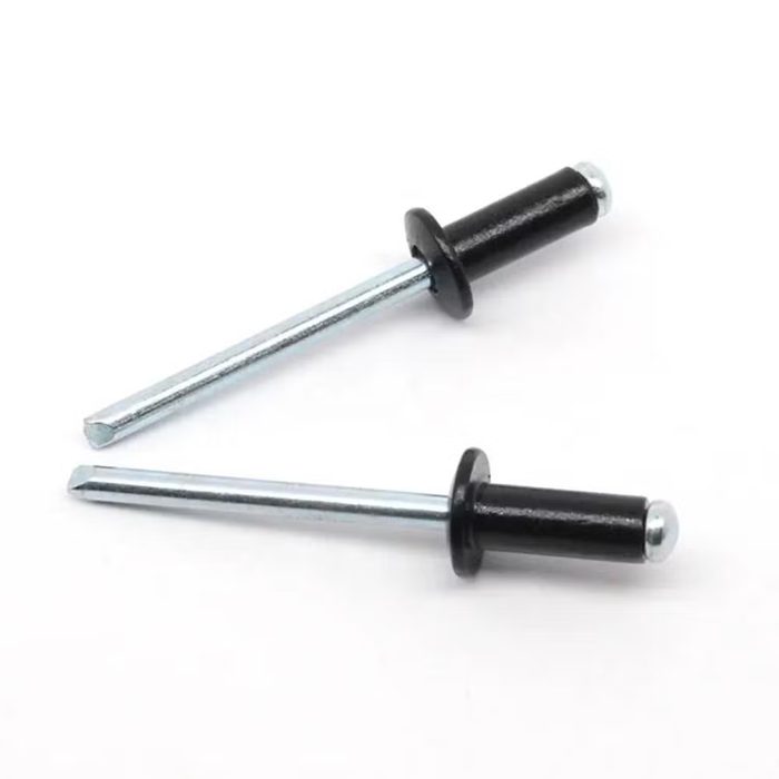 Rivets Black Anodized Domed Head