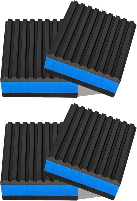 Anti Vibration Pads Sound Isolation Rubber Ribbed with EVA Center