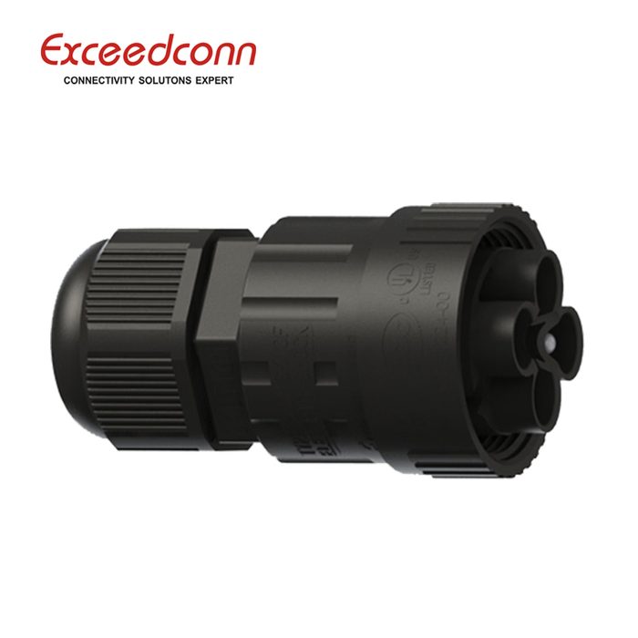 4 Pins Male Circular Round Tube Connector Wire Connection Connector
