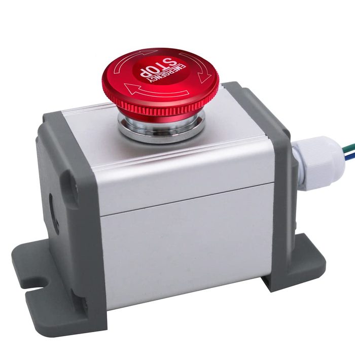 Waterproof Metal Latching Emergency STOP Push Button Switch