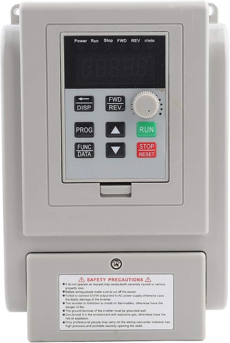 Variable Frequency Drive, 220VAC Variable Frequency Drive VFD Speed Controller for Single-phase 1.5kW AC Motor