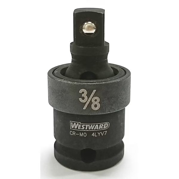 3/8 in Drive Universal Joint, SAE, Black Oxide, 2 1/2 in L