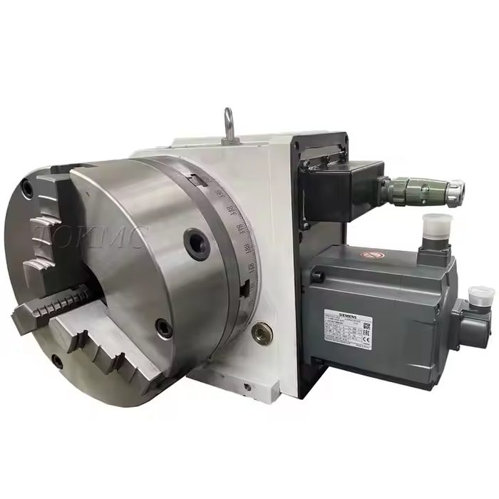 High-Precision CNC 4-Axis Dia 250mm Nc Rotary Table Worm Gear Drive