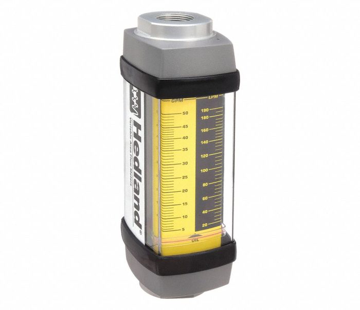 Flow Meter - Hydraulic, 5 gpm Port Size, SAE, Female, 50 gpm Max Flow