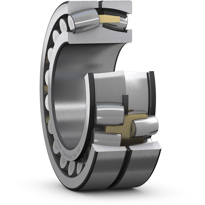 Spherical Roller Bearing - 600 mm Bore Diameter, 980 mm Outside Diameter, 300 mm Overall Width, Tapered 1:12 Bore, Open Closure