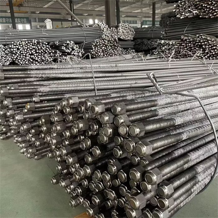 Steel All-Thread Threaded Rod Ground Rebar Rock Bolt