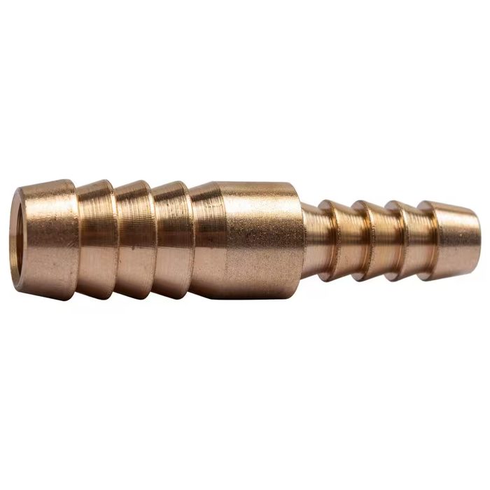 1/4" x 3/8" Tube x Tube Brass Tube Barb