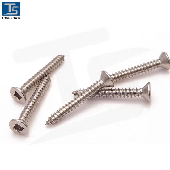 18-8 Square Drive Self Tapping Countersunk Screws