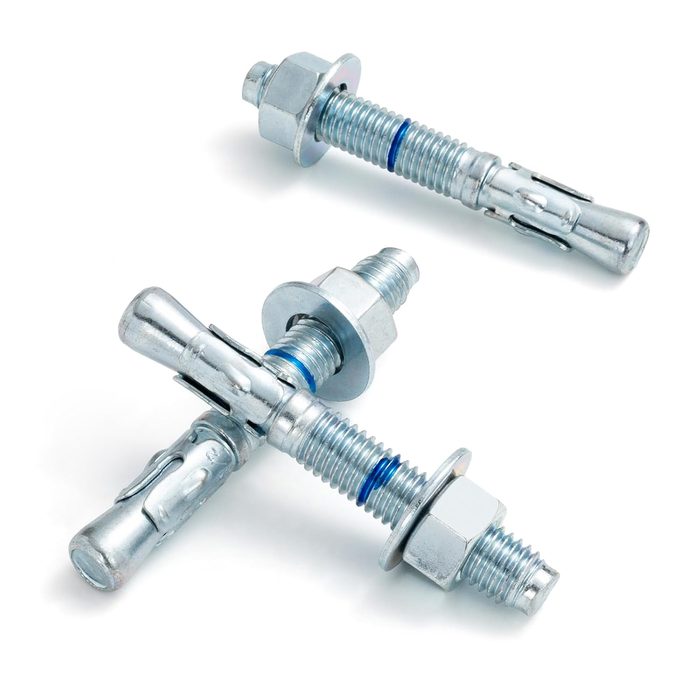 1/2" x 3-3/4" Concrete Wedge Anchors Bolts Zinc Plated