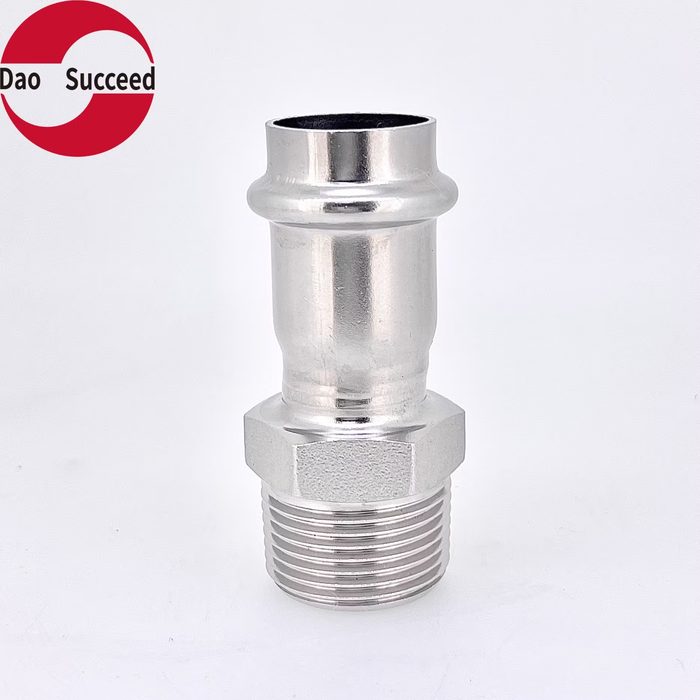Male Stainless Steel V-Profile Pipe Fittings