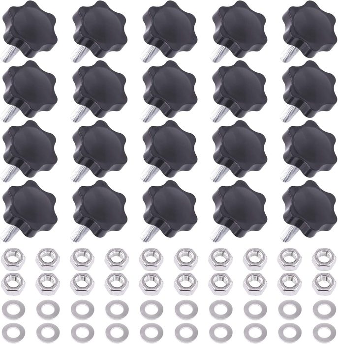 Star Knobs Male Thread Clamping Knob Screw