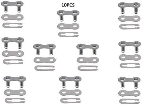 Master Link #40 Nickel-Plated for Gate Operator Roller Chain (10pcs)