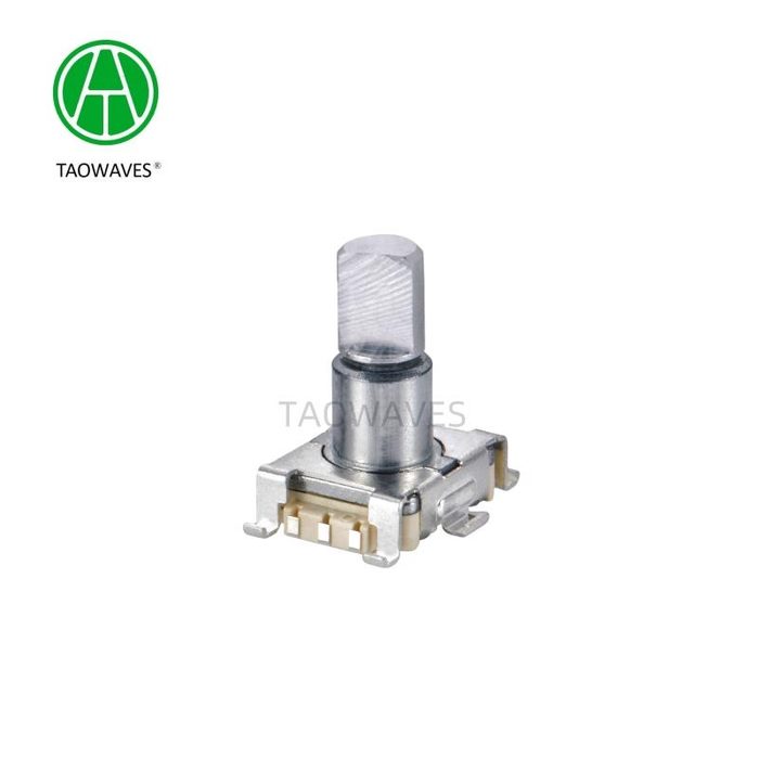 Rotary Encoder with Metal D-Shaft and Switch