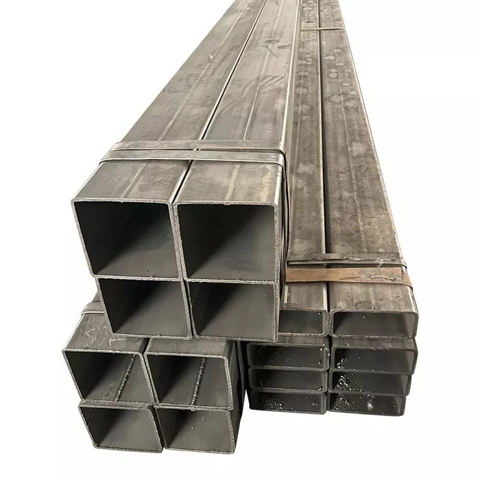 Mild Steel Oiled Rectangular Pipes Structural Square Hollow Steel Tube
