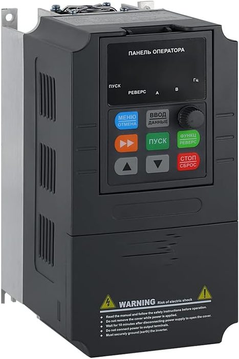 5hp 3.7kW 19.2A VFD, 220V Single Phase to Three Phase Variable Frequency Drive