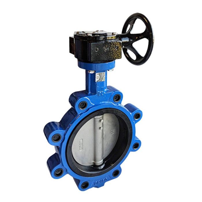 5" Ductile Iron 350 psi Gear Lug Butterfly Valve