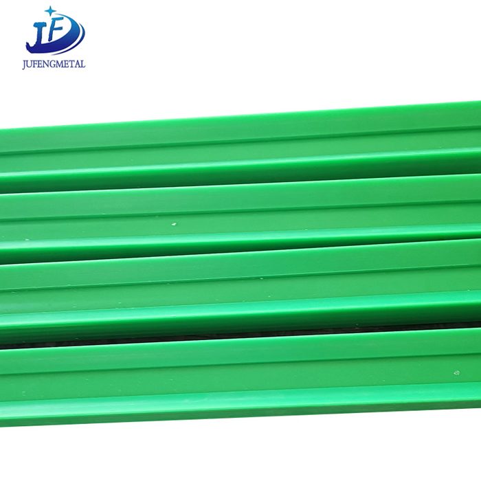 Engineering Conveyor Chain UHMW-PE Guides Rails, Green Slide Plastic Guide Rail