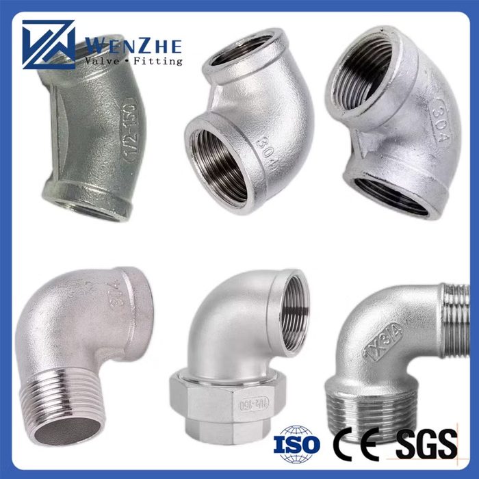 Stainless Steel BSP Pipe Fittings Elbow