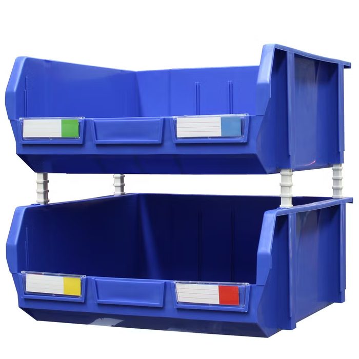 Industrial Plastic Spare Parts Bins for Warehouse Factory