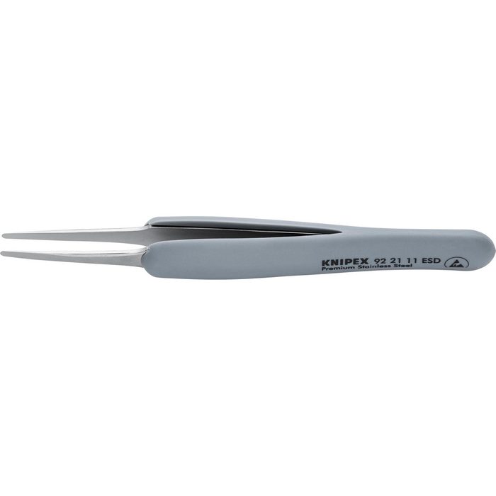 Tweezers, ESD Safe, Serrated Blunt Tip