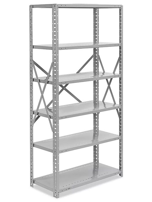 Industrial Steel Shelving, 36 x 18 x 75"