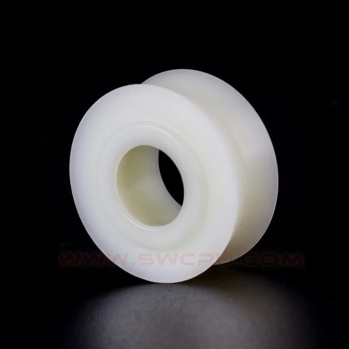 Nylon Grooved Roller Track Pulley V / U V