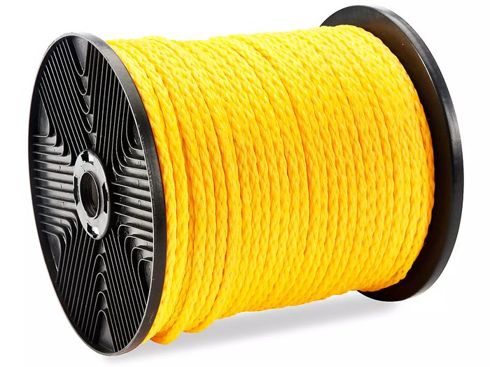 Hollow Braid Polypropylene Rope - 1/4" x 500'