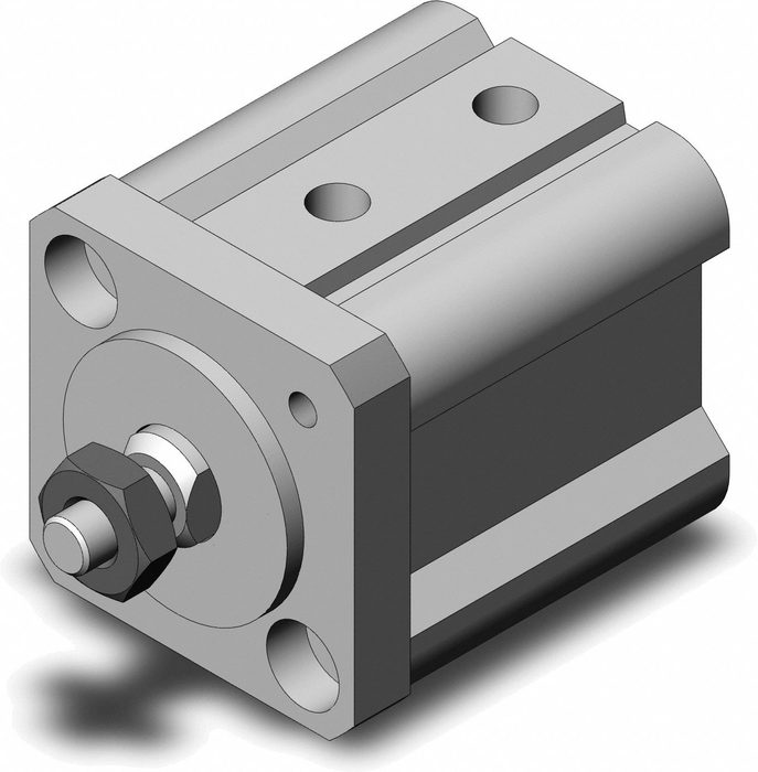 Compact Cylinder 9/16" Bore x 1" Stroke Through Hole Mount