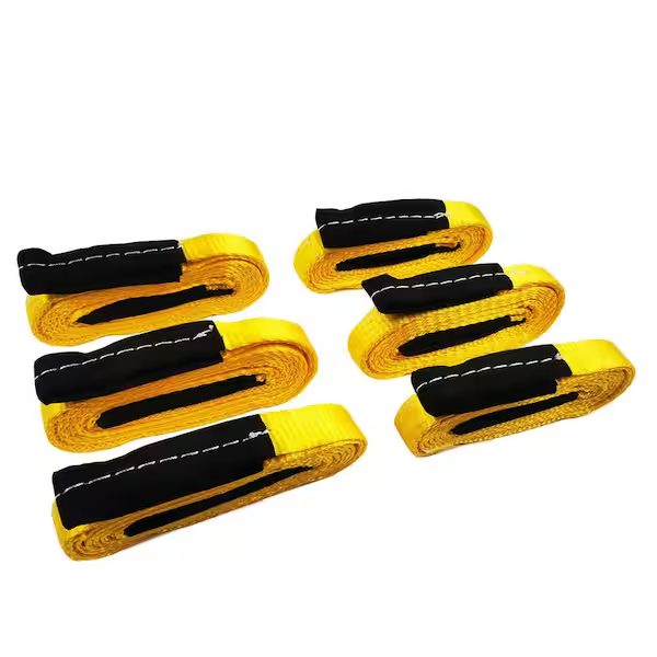 Lift Sling Straps with 2 Reinforced Loops