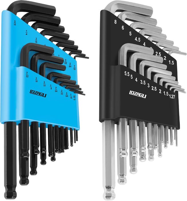 36-Piece Hex Key Set with Ball End