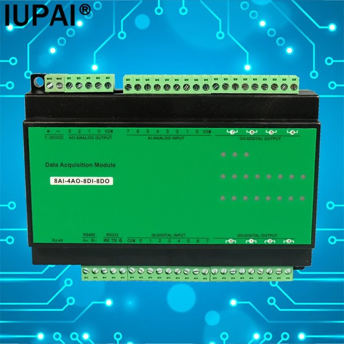 8-Channel Input Output Analog IO Board Module
