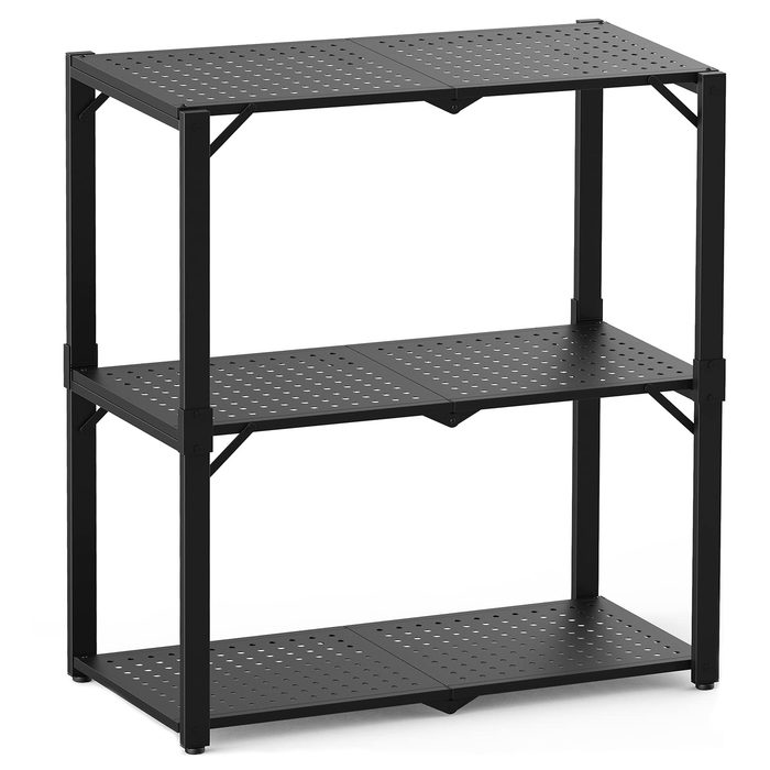 3-Shelf Storage Shelving Unit Metal Rack Heavy Duty
