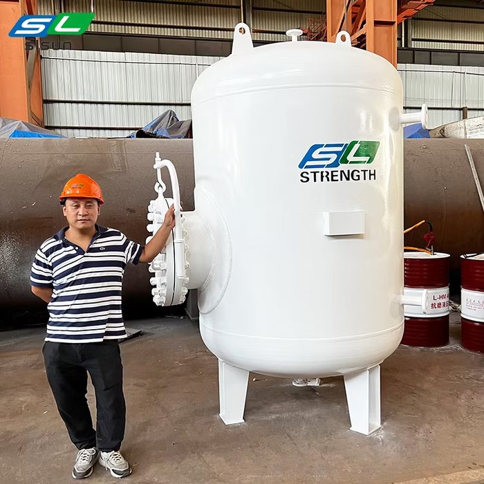 ASME Horizontal or Vertical Type Compressed Air Surge Tank