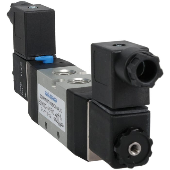 Stacking Solenoid Valve: Internal Pilot, 5-Way, 2 Position, 110V AC