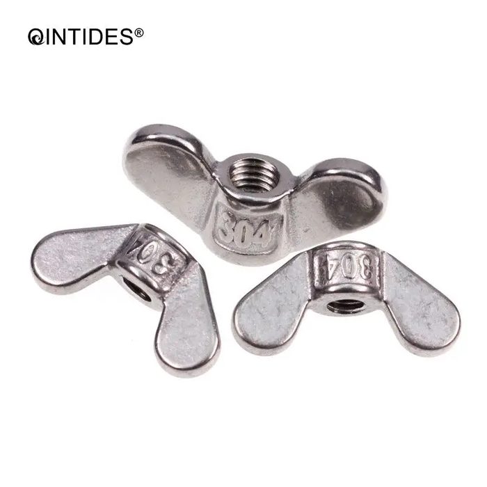 304 Stainless Steel Round Nose Round Wing Nut