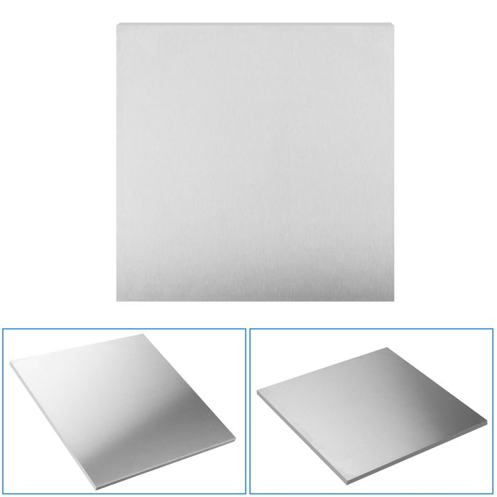 Plain Aluminum Sheet, 12" x 12"