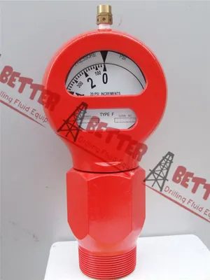 Type F Mud Pressure Gauge Equal Oteco Model 6
