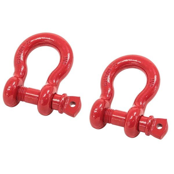 1-1/8in Anchor Shackle Forged Carbon Steel w/ Alloy Screw Pin, 9.50 Tons WLL