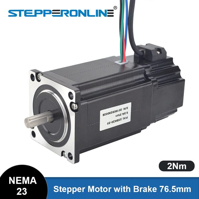 NEMA 23 Stepper Motor with 2NM Brake