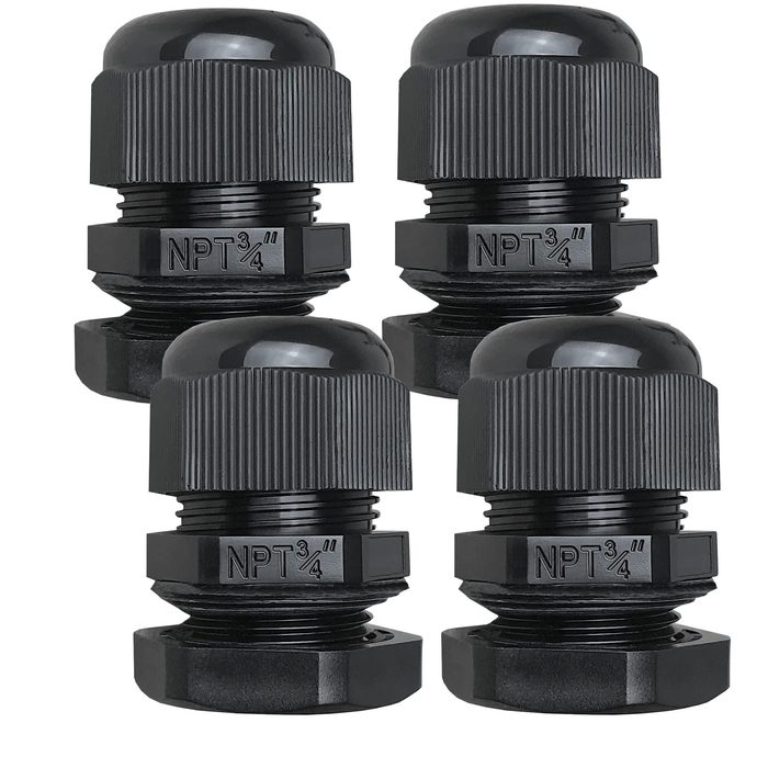NPT Flat Cable Dome Cable Gland Cord Grip Strain Relief