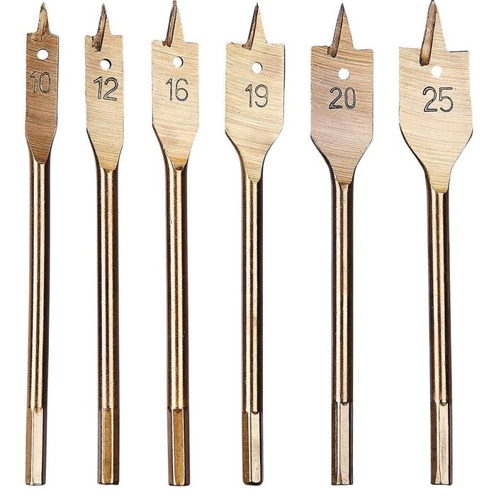 Flat Wood Drill Bit Set, 8PCS
