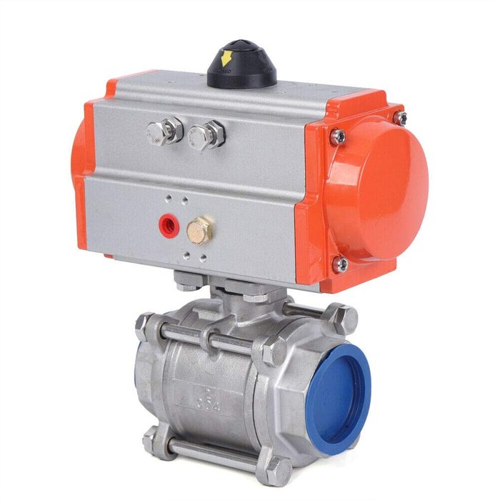 2" Pneumatic Actuated Ball Valve, Single Acting Spring Return