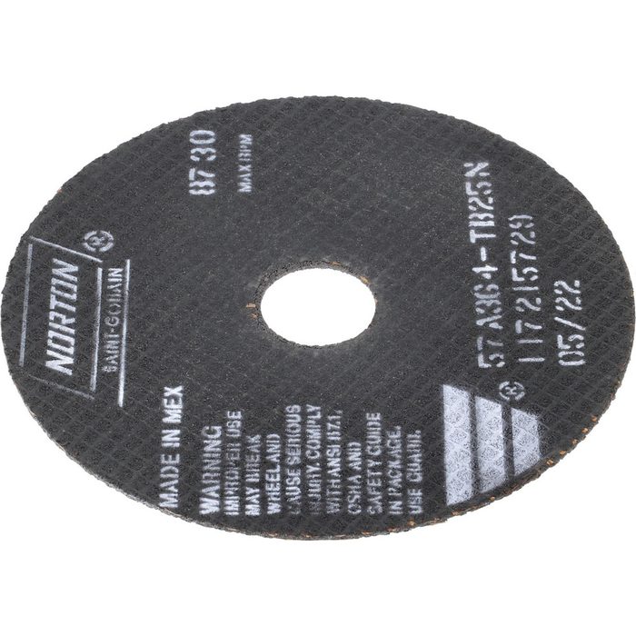 Cutoff Wheel: Type 1 (01/41), 7" Dia, 1/16" Thick, 1-1/4" Hole, Aluminum Oxide 46 Grit