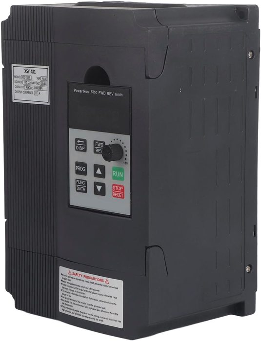 Variable Frequency Drive, AC 220V 1.5KW VFD Inverter Frequency Converter for Spindle Motor Speed Control, Single-Phase Input, 3 Phase Output