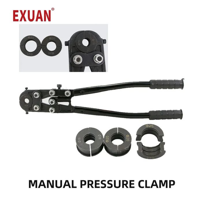 Workholding Clamping Tubing Pressing Pipe Ring Die and Handle Manual Mechanical Crimping Tool